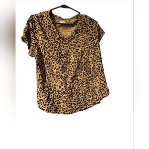 Old Navy leopard print top